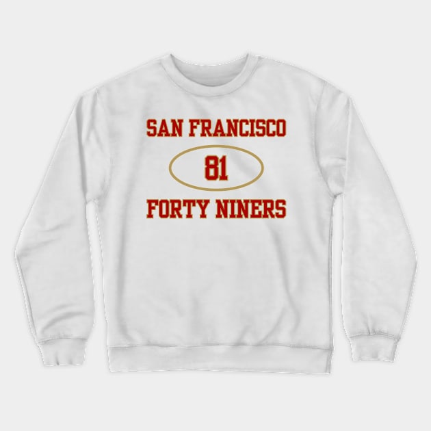 SAN FRANCISCO 49ERS "TO" TERRELL OWENS #81 Crewneck Sweatshirt by capognad